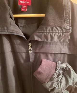 Cazadora H&M Negra Talla XXL