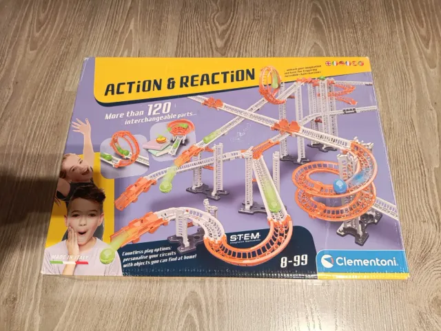 Circuito Clementoni Acción y Reacción 120 piezas