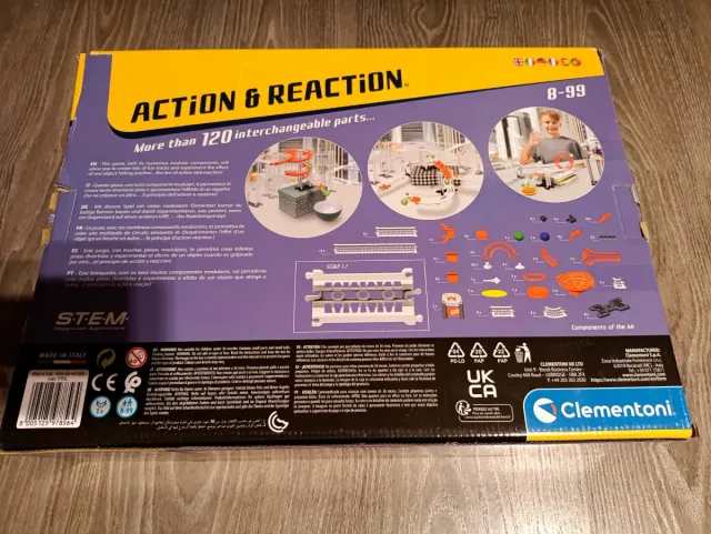 Circuito Clementoni Acción y Reacción 120 piezas