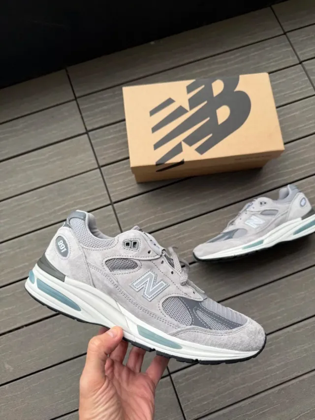 New Balance 991 Gris/Teal