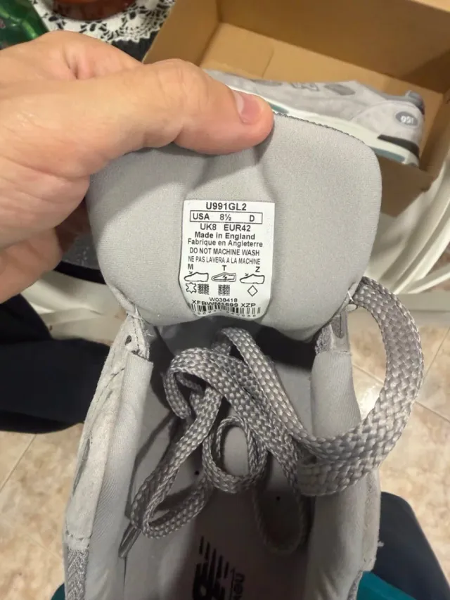 New Balance 991 Gris/Teal