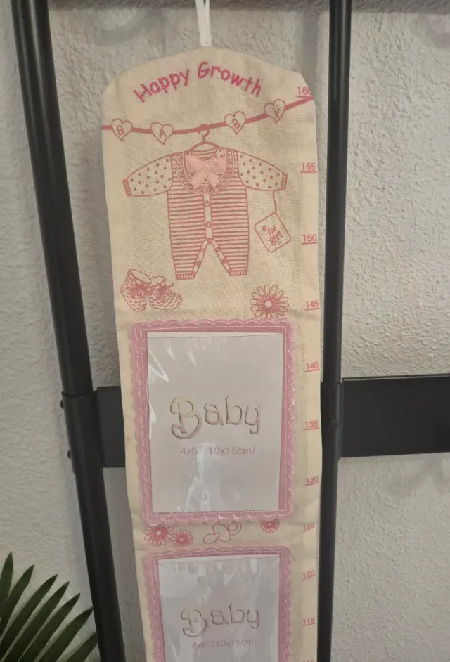 Portafotos tela niña Happy Growth