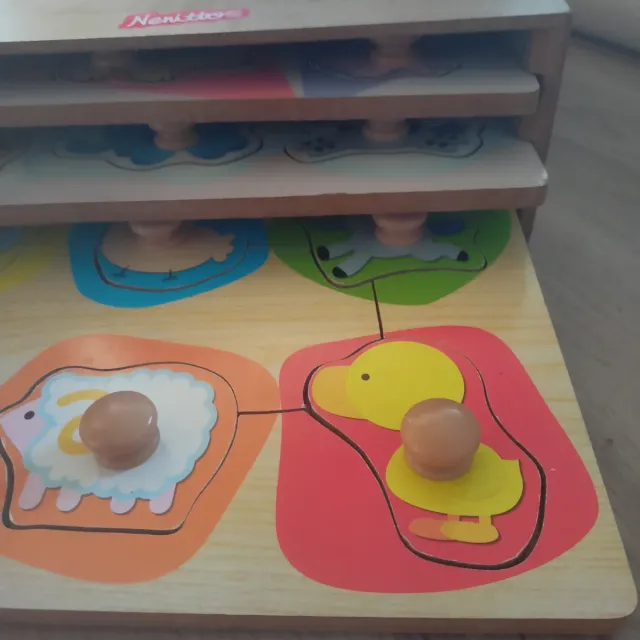 Puzzle in legno con animali