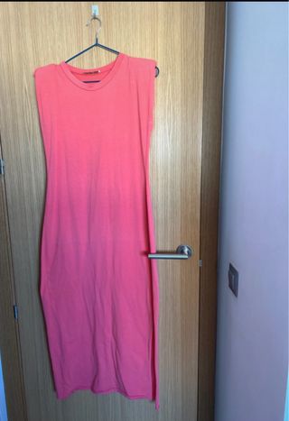 Vestido largo Valentina coral