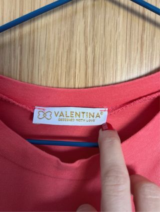 Vestido largo Valentina coral