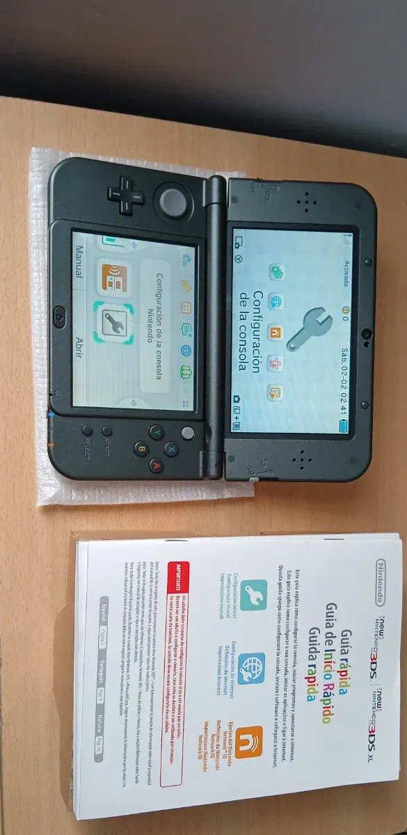 Nintendo New 3DS XL Caja y Pantalla IPS Superior
