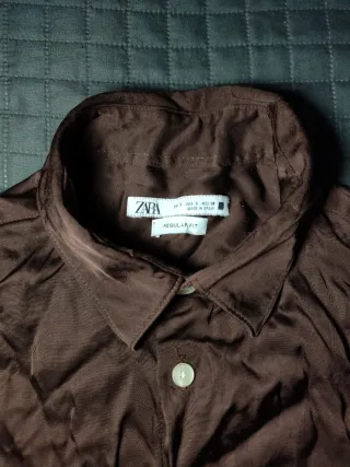 Camisa Zara Marrón