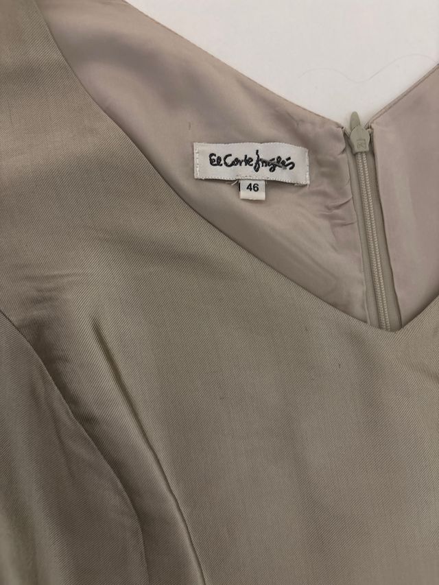 Vestido de fiesta dorado