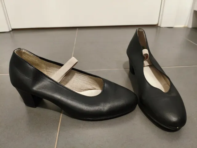 Zapatos Flamenco Niña Negros