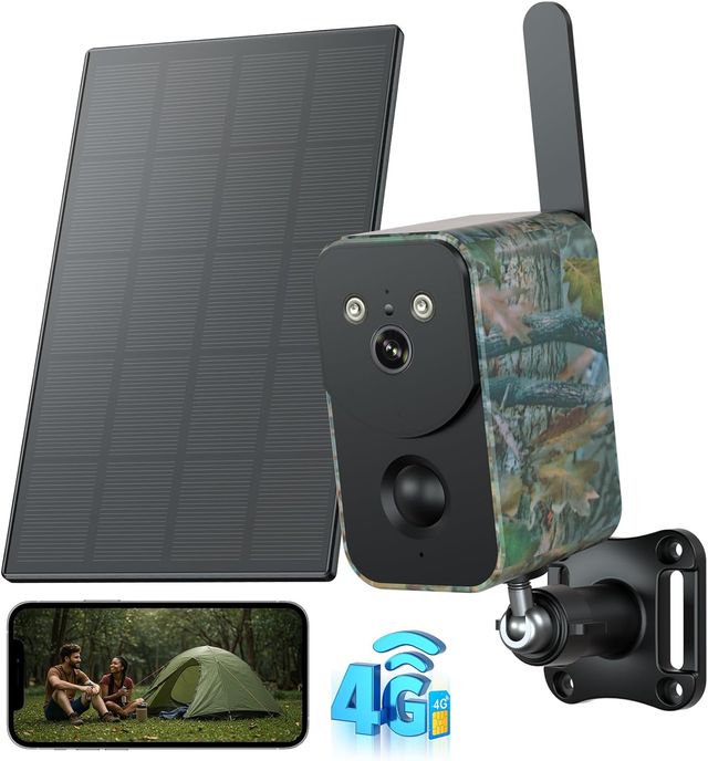 Fotocamera di Sorveglianza Solare 4G LTE Xega SIM / Solare