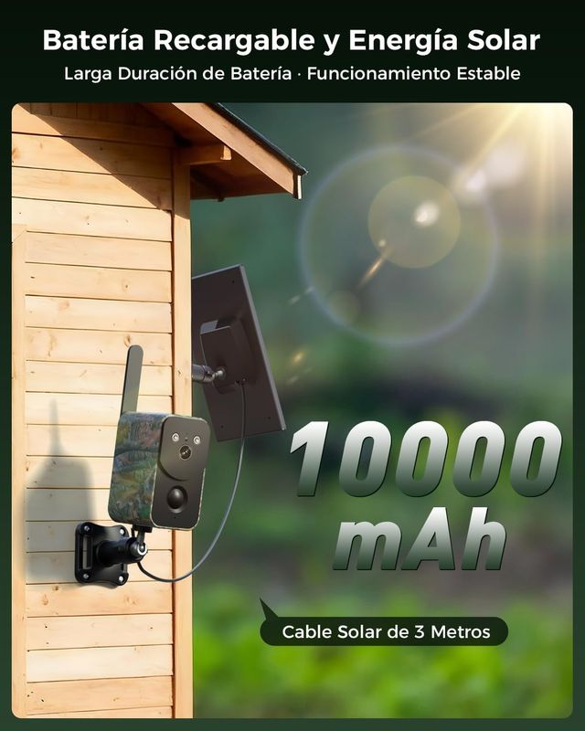 Fotocamera di Sorveglianza Solare 4G LTE Xega SIM / Solare