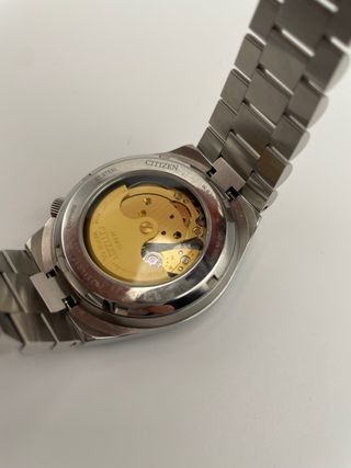 Citizen Tusyosa Reloj Verde y Plateado