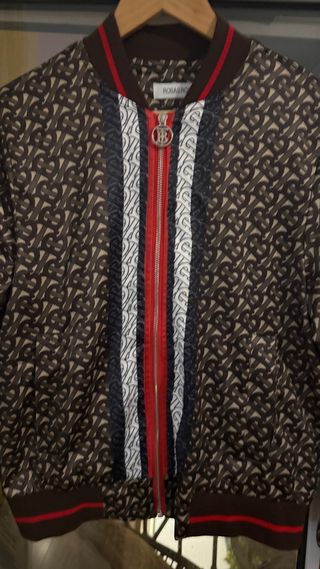 Chaqueta Bomber Burberry Monograma