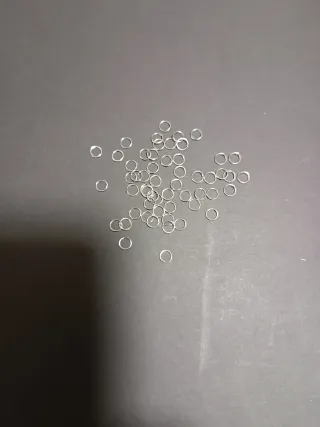 Lote 50 Charms Plata + Anillas Regalo