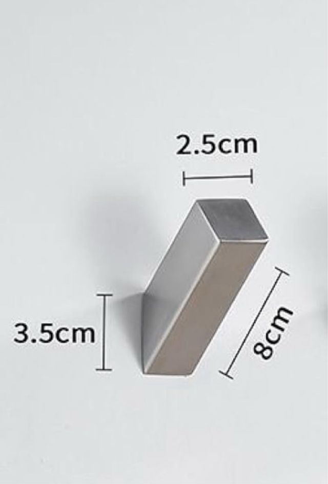 Gancio appendiabiti moderno acciaio inox