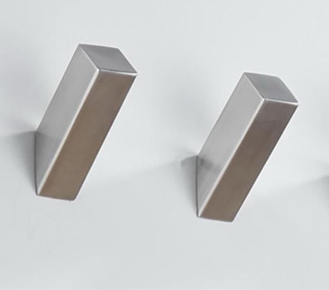 Gancio appendiabiti moderno acciaio inox