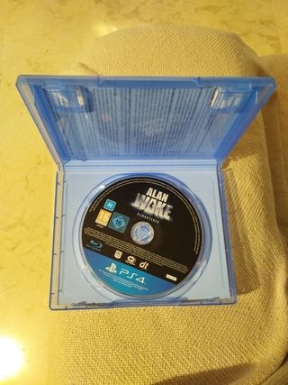 Juego Alan Wake remastered PS4