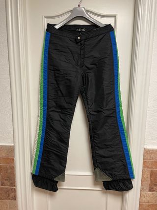 Pantalón de esquí Head Negro con Rayas