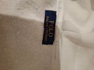 Conjunto chándal blanco Ralph Lauren.