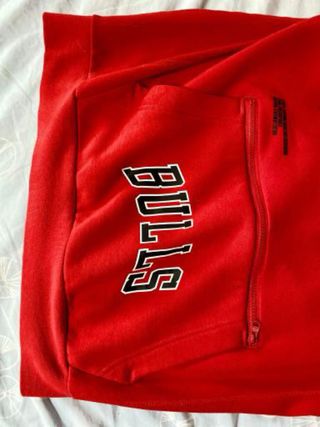 Sudadera Jordan Roja Bulls