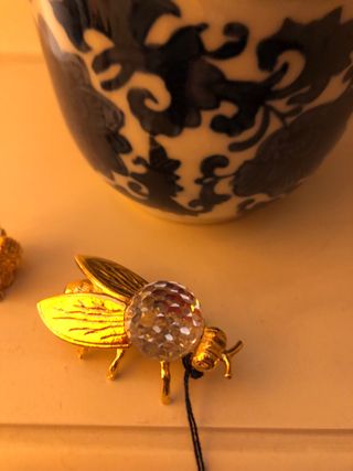 oggetto vintage insetto cristalli Coppola e Parodi