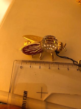 oggetto vintage insetto cristalli Coppola e Parodi