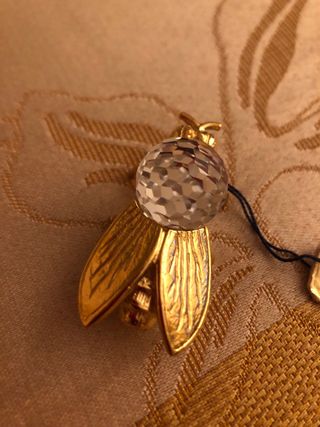 oggetto vintage insetto cristalli Coppola e Parodi