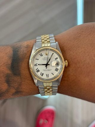 Reloj Rolex Datejust Acero y Oro 18k 36mm N romano