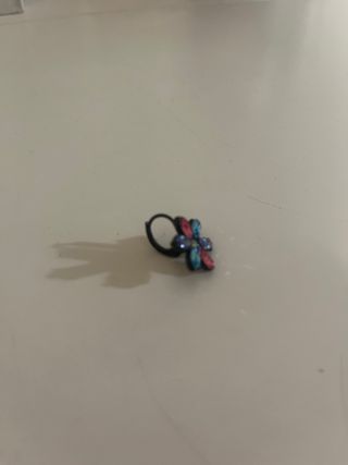 Pendientes colgantes Swarovski Flor Cristales