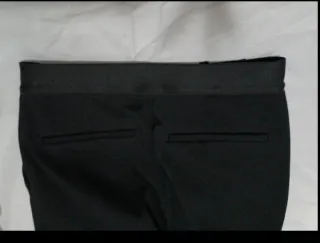 Dos pantalones negros de vestir talla 36, HM/Zara