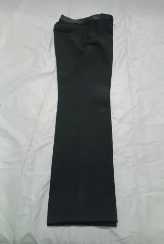 Dos pantalones negros de vestir talla 36, HM/Zara