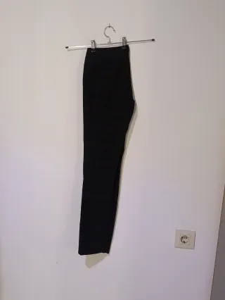 Pantalón cuadros Zara Woman negro, azul, burdeos