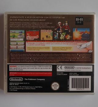 Caja Pokémon Edición Oro HeartGold (Nintendo DS)