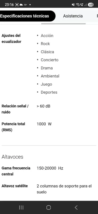 Sistema Cine en Casa Philips 5.1 Negro