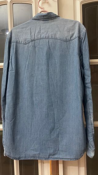 Camisa Vaquera H&M Talla M Hombre.