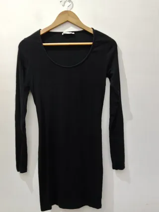 Vestitino nero manica lunga