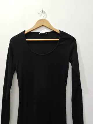 Vestitino nero manica lunga