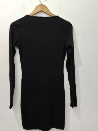 Vestitino nero manica lunga