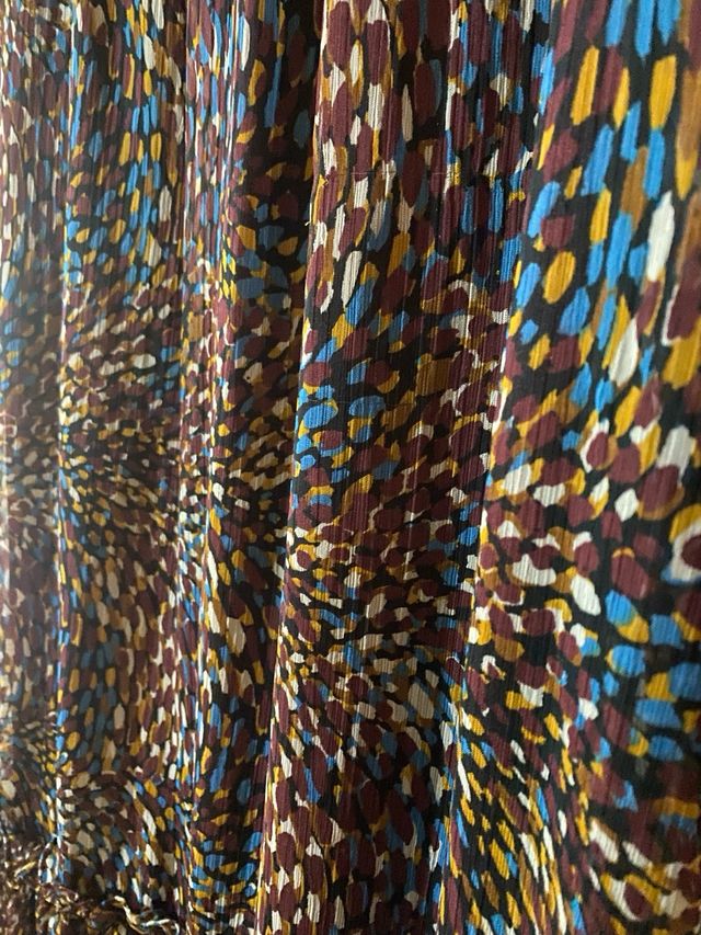 Vestido Sfera estampado tonos marrones