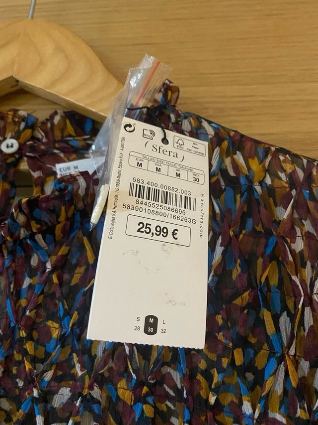 Vestido Sfera estampado tonos marrones