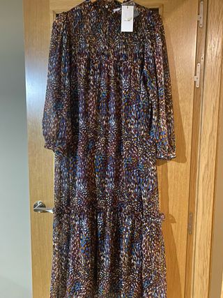 Vestido Sfera estampado tonos marrones