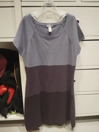 Vestito corto H&M grigio/marrone