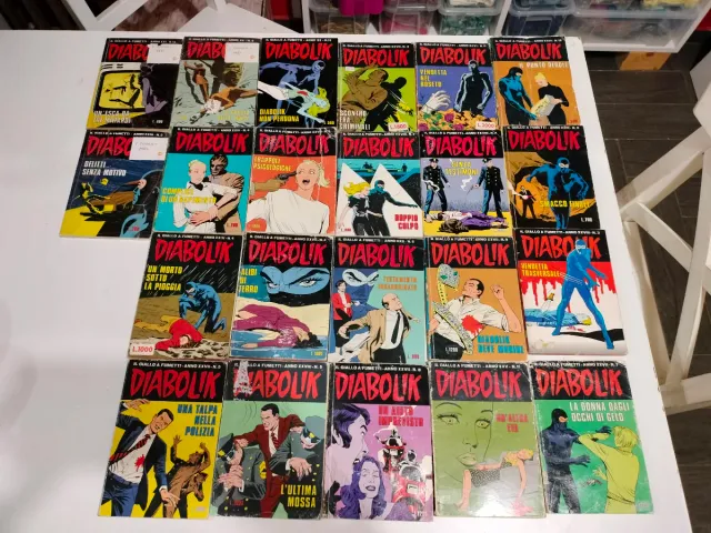 Diabolik - 22 fumetti anni 80