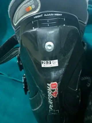 Botas de Ski Salomon Talla 29.0 (44-45)