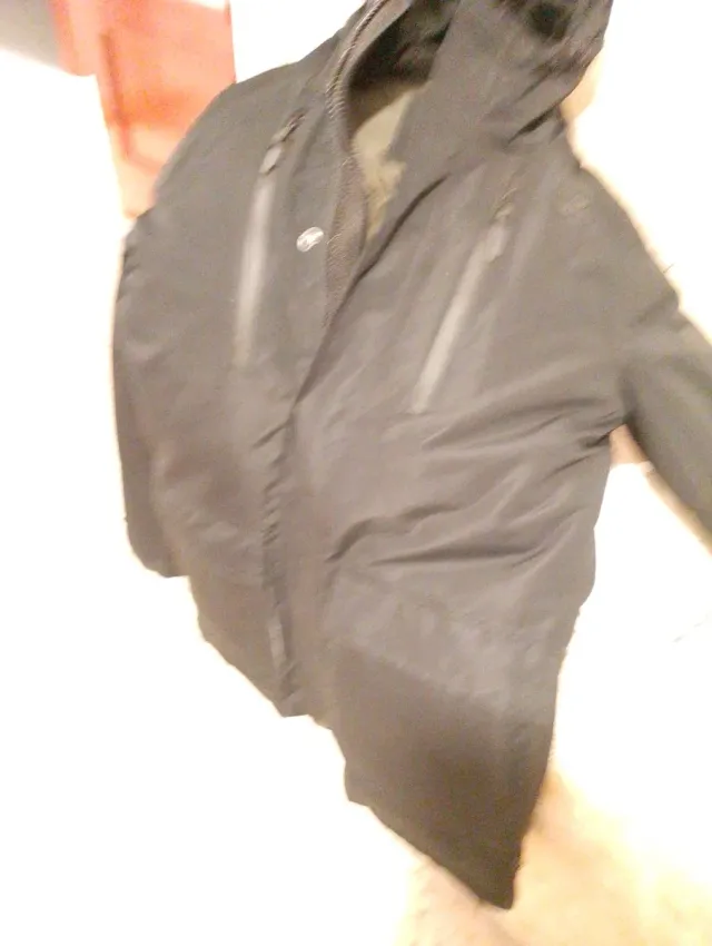 Celio Chaquetón Parka Impermeable Negro