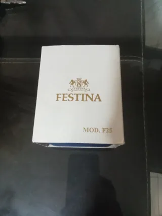 Reloj Festina Plata y Blanco Sin Estrenar