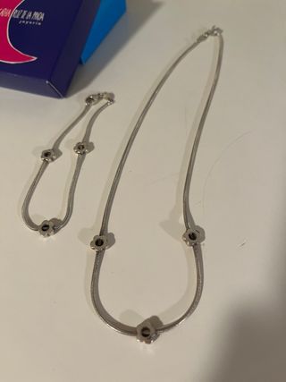 Conjunto Plata Agatha Ruiz de la Prada: Pulsera y
