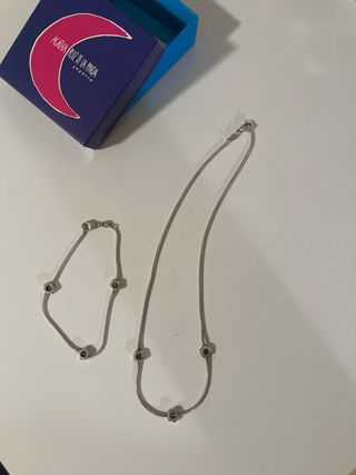 Conjunto Plata Agatha Ruiz de la Prada: Pulsera y