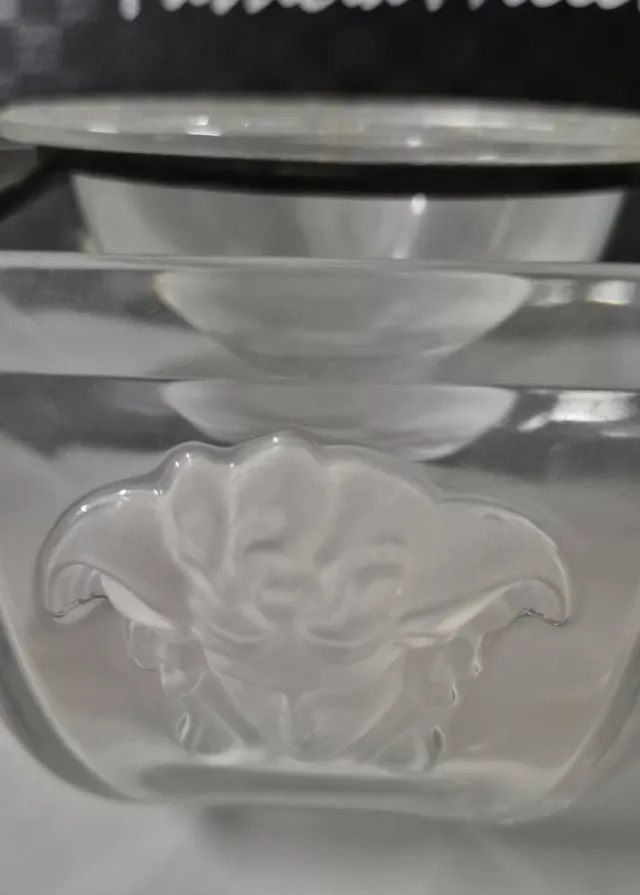 Cuenco Versace para caviar de cristal Bleik