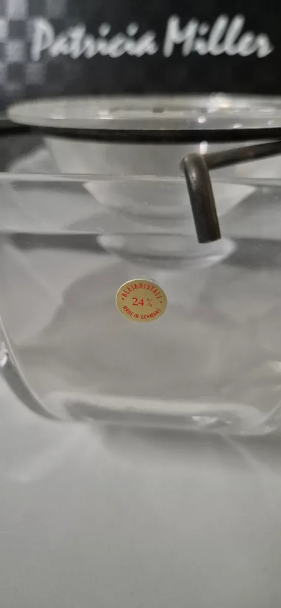 Cuenco Versace para caviar de cristal Bleik